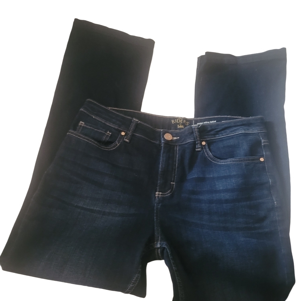 Riders by Lee Mid-rise Bootcut Dark Wash Jeans Size 12M